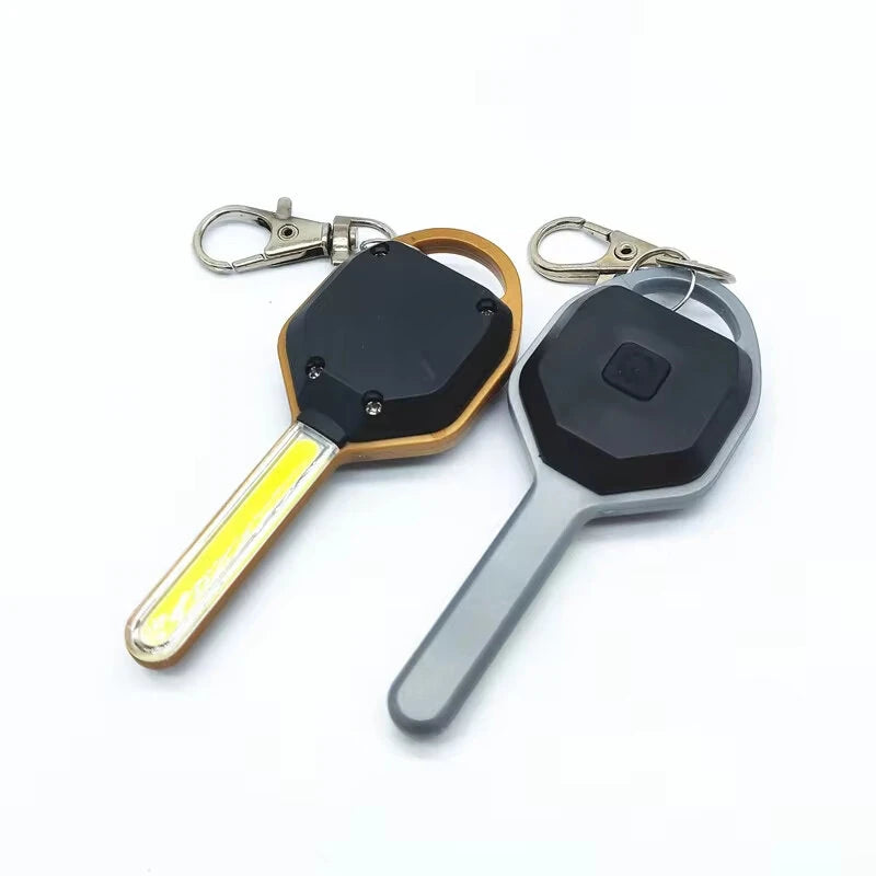 COB LED Lights Keychain Emergency Light Outdoor Portable Mini Flashlight Keychain Pocket-sized Torch Mini Flashlight