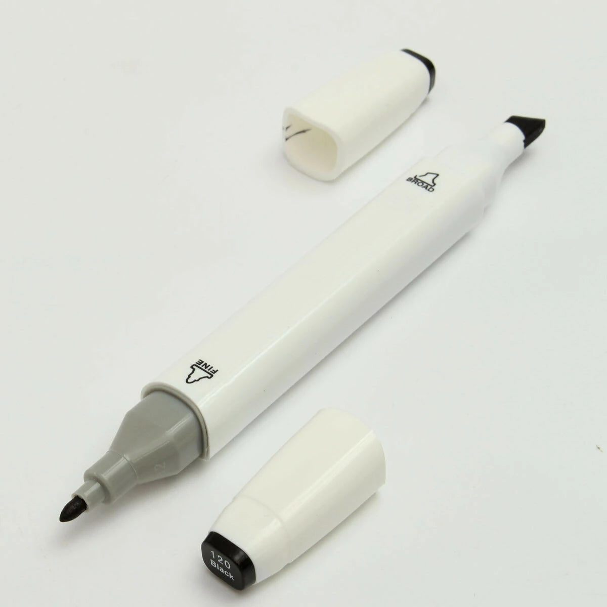 60 Colors Marker Pen Set Graphic Art Twin Broad Fine Point Oil Marker Watercolor Pen Painting Brush for Student