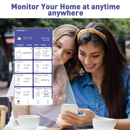 BALDR Wifi Weather Station Alarm Clock Wireless Indoor Outdoor Thermometer Forecast Station App Remote Control