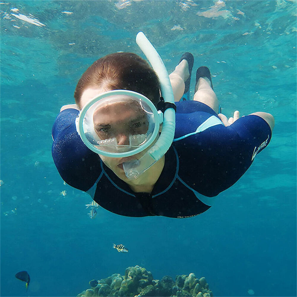 WAVE 180 Wide View Scuba Diving Goggles Big Frame Wateght and -Fog Lens for Vision Underwater Snorkeling Fishing Full Diving Glasses