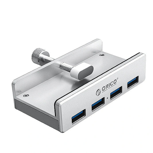 ORICO MH4PU-P 4 in 1 USB 3.0 Hub Docking Station USB Adapter with Power Supply 5Gbps Fast Data Transmission for Laptop Phone Accessories