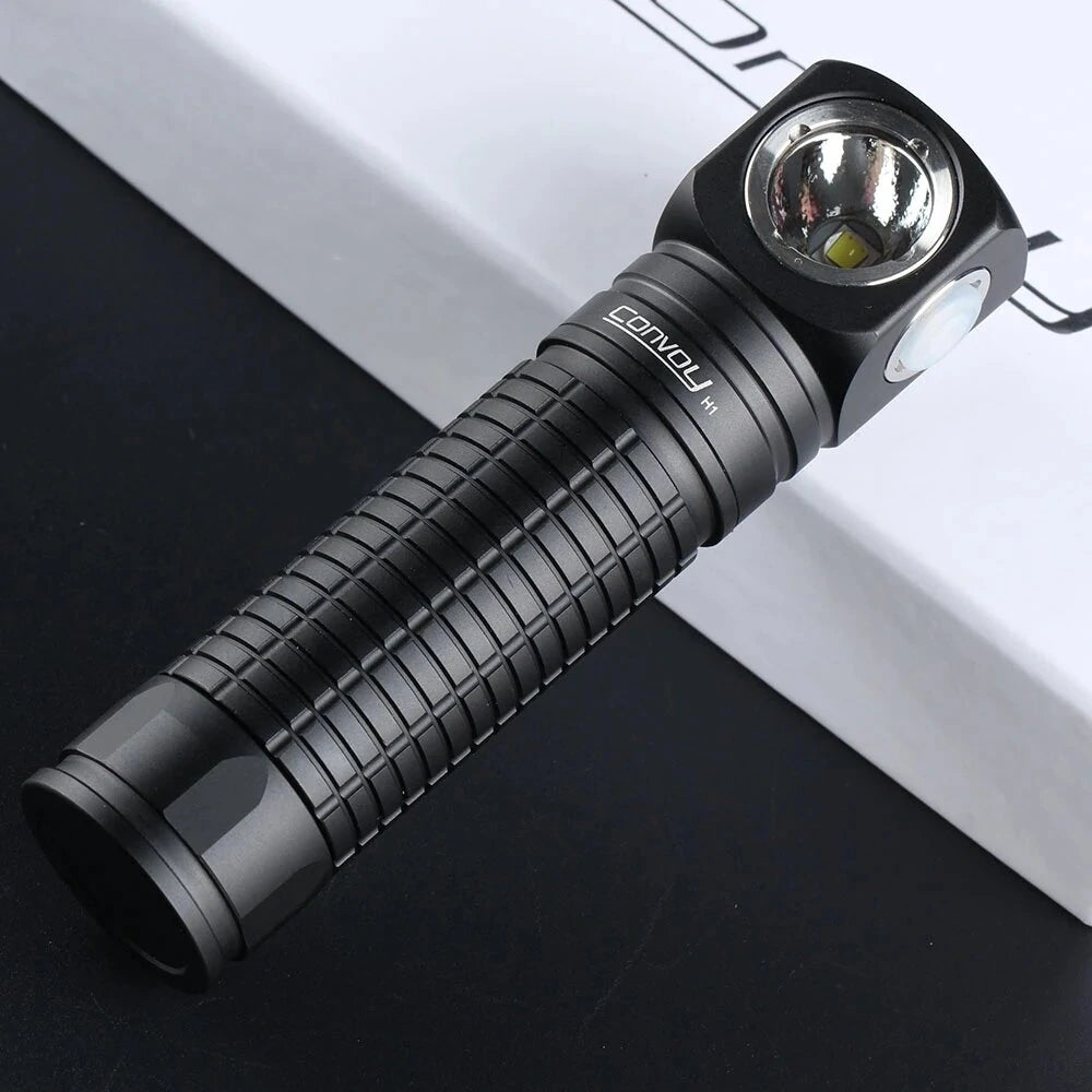 Convoy H1 2 in 1 Multifunctional EDC LED Flashlight Headlamp XML2 1000lm 18650 Flashlight Camping Fishing Hunting Cycling Head Light