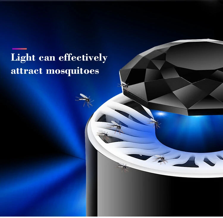 360 LED Portable LED Mosquito Killing Lamp USB Charging Insect Bug Zapper Qiuet Design