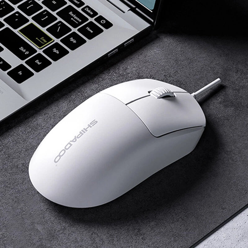 SHIPADOO S310 Wired Office Mouse 1200 DPI USB Plug and Play Silent Click Ergonomic Mice
