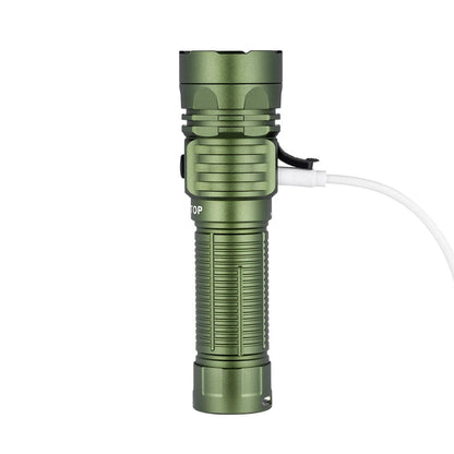 Lumintop W1 MAX 2in1 500 Meters Long Distance Spotlight Flashlight 800LM Bright LED Floodlight with 21700 Battery Magnetic Ttail USB Type-C Rechargeable LED Torhch COB Combo Light