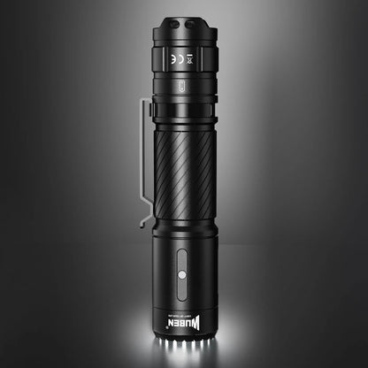 WUBEN C3 1200LM High Powerful Rechargeable Mini Flashlight with 18650 Battery Compact Waterproof Lantern for Camping EDC Self-protection LED Torch