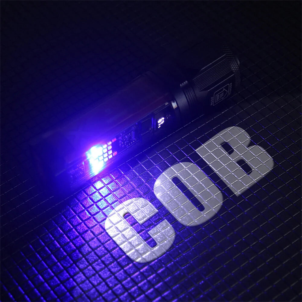 Bikight Multi-function Solar LED Flashlight Telescopic Zoom Torch 6 Modes Light Outdoor Emergency Power Bank LED Solar Lantern