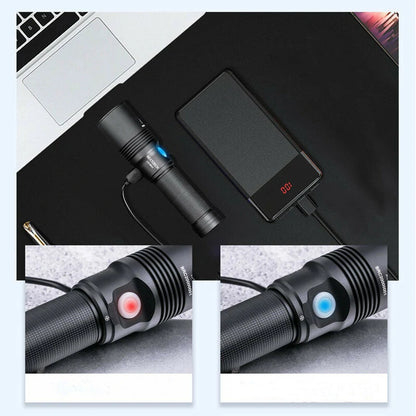 NEXTORCH L10 Max 1200M 400LM Long Shoot LEP Flashlight With 21700 Battery Moment Throw Strong Spotlight Type-C Rechargeable Search Light