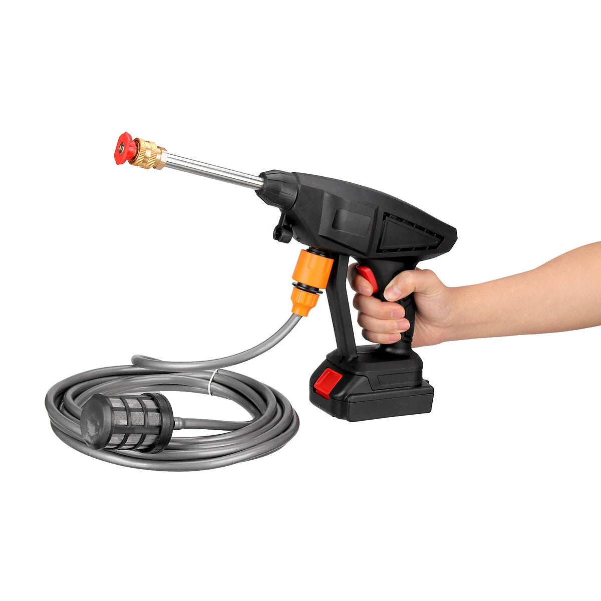 30BAR 120W Portable Cordless High Pressure Car Wash Spayer Water Household Water Wash Cleaner With Battery