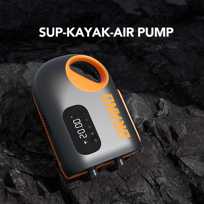 20PSI Electric SUP Air Pump 12000mah Inflatable Deflatable Air Inflator with DC12V Car LED Light for Outdoor Paddle Board Boat Kayak