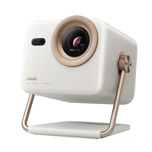 [EU Direct] Vidda M2 Pro 3D 4K Tri-color Laser Projector 1200 Lumens HDR10+ MEMC 1.3X Optical Zoom 4GB RAM 32GB ROM Android Smart Home Theater