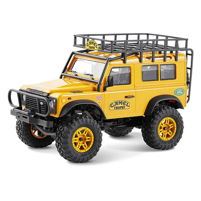 FMS FCX24M RTR 1/24 2.4G 4WD RC Car for Land Rover Camel Trophy Edition Rock Crawler Off-Road Climbing Truck Two Speed LED Lights Vehicles Models Oil Filled Shocks Toys