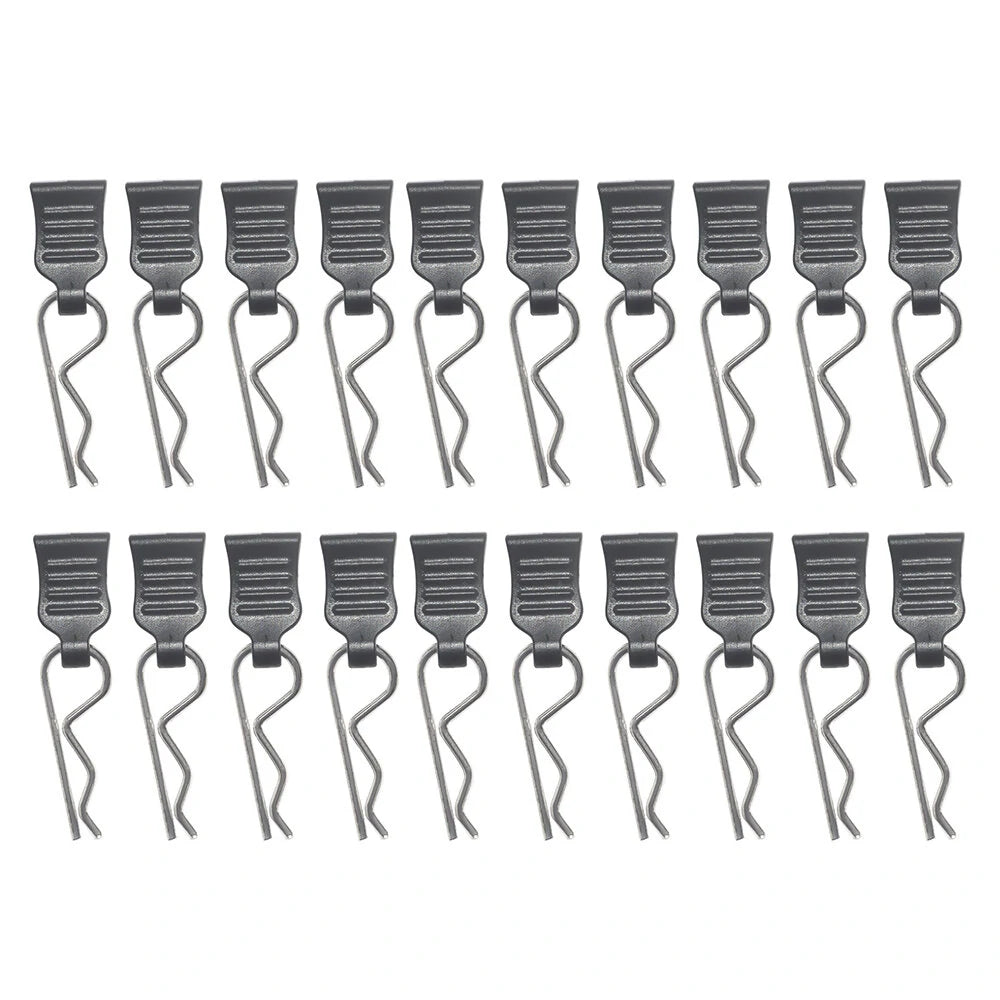 12PCS/20PCS/30PCS RC Car Parts Body Shell Clips Buckle for 1/20 1/24 Vehicles Models Spare Universal Accessories