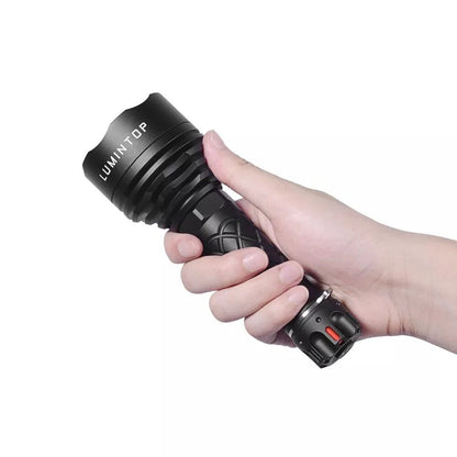Lumintop Thor3 2500m Long Shoot LEP Flashlight Long Range Strong Spotlight Flashlight Super Bright Waterproof Portable LED Searchlight By 21700 Battery