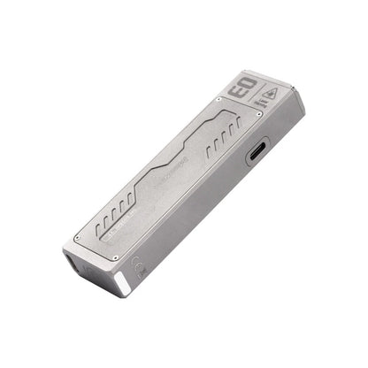 Lumintop MoonBox-3.0 Titanium Flashlight 1200 Lumen+UV Flashlight Smart LED Screen Mini RGB Atmosphere Light Rechargeable LED Torch Portable Waterproof for Camping Hiking