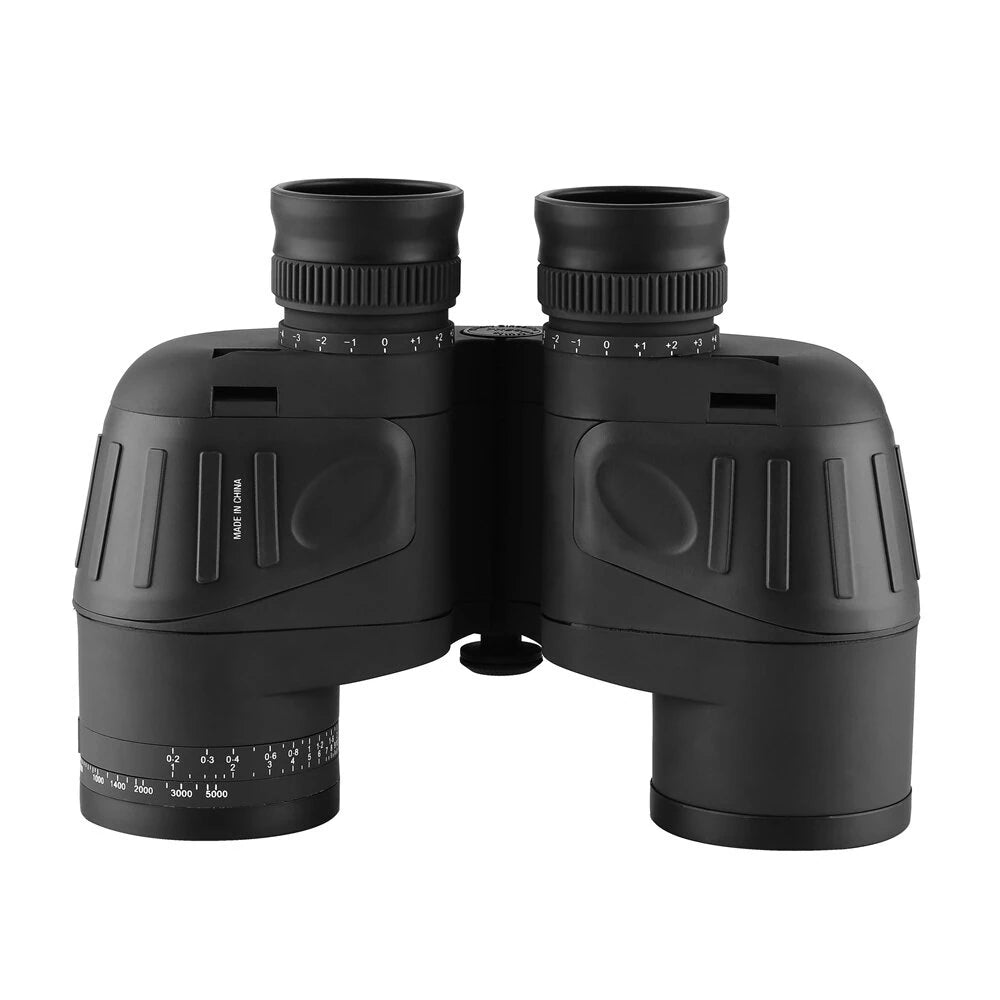 [EU Direct] AOMEKIE Powerful 10X50 Binoculars HD Military Marine Bird Watching Waterproof Telescope With Internal Rangefinder & Compass Telescope Night Vision Binoculos Teleskop AO3015B