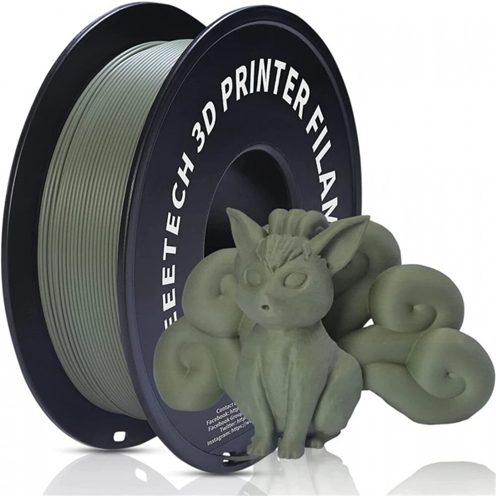 [EU/UK Direct]Geeetech PLA Matte Multi Colors 3D Printer Filament 1.75mm 1kg/roll Frosted Texture High Accuracy Easy to Print Vacuum Sealed