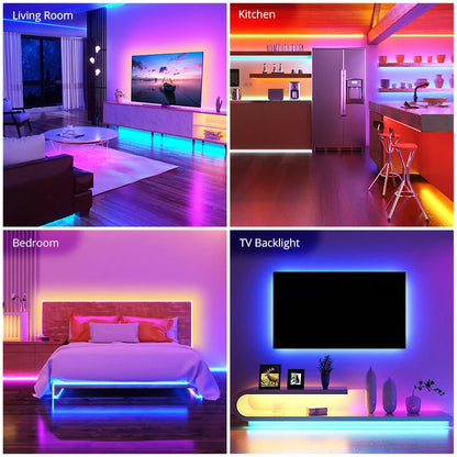 Gosund SL2/SL3 5M/10M RGB Smart Light Strips WiFi Bluetooth Intelligent Lamp Strip for Living Room Kitchen Bedroom TV Backlight