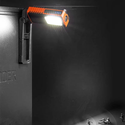 WK05 LED COB Work Light Bluetooth Speaker USB Rechargeable Work Lights with Magnetic Base Bluetooth-compatible Speaker LED Flashlight Inspection Power Bank Lights