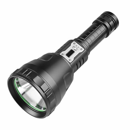 3000LM Strong Light Flashlight Large Light Cup Fixed Focus Outdoor Flashlight With Electronic Display
