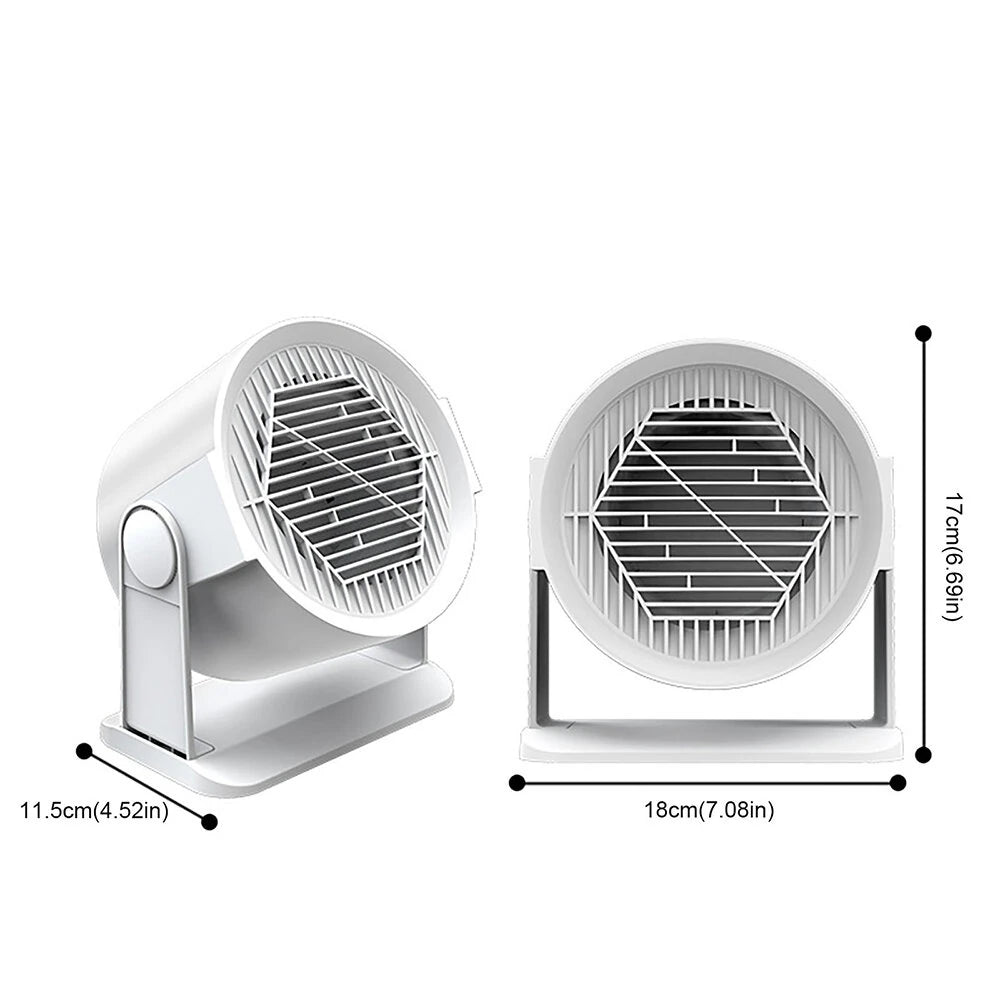 400W Portable Heater Fan Home Heater Heating Heater Shake Head Heater Household Small Electric Heater Desktop for Office Home