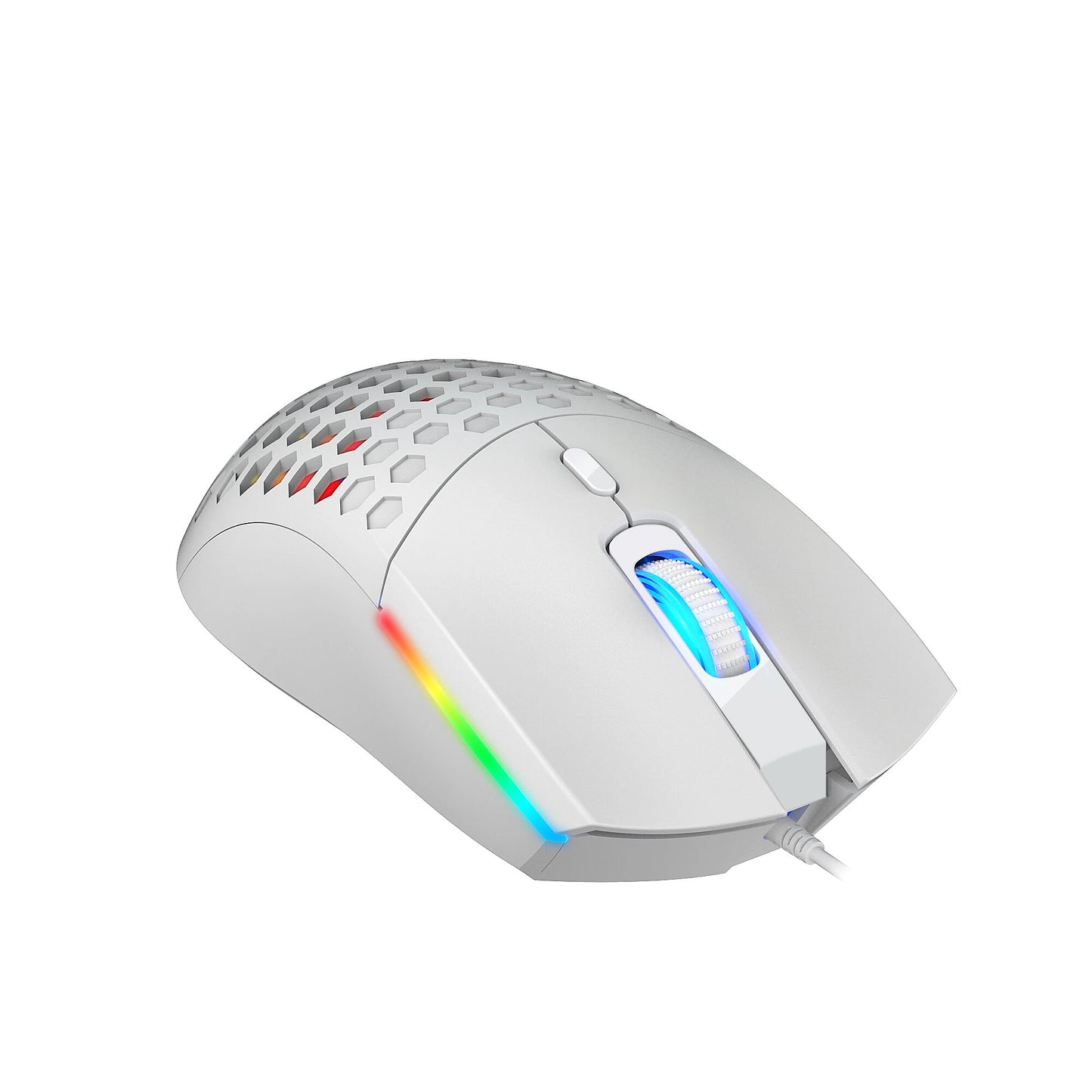 HXSJ S500 Wired Gaming Mouse Hollow Design 6400DPI RGB Backlight 6-Keys Ergonomics PC Office Computer Gamer Mice