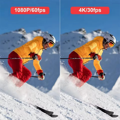 SJCAM C100 Plus 4K Mini Action Sport Camera 4K 30FPS H.265 12MP 2.4G WiFi 30M Waterproof Car Dash Cam DVR Driving Recorder Camera