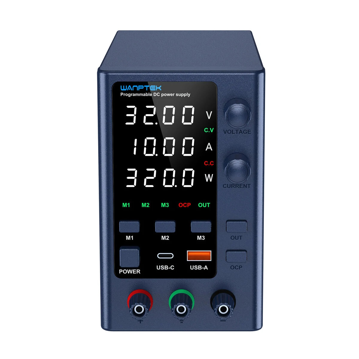 WANPTEK Regulated Power Supply EPS1602 0-160V Voltage 0-2A 0-10A Current (Multiple voltage options) Multi-Function Protection Superior Stability Digital Display ideal for Diverse Electronics Application EPS3205/EPS3210/EPS6205/EPS1203/EPS1602