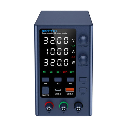 WANPTEK Regulated Power Supply EPS1602 0-160V Voltage 0-2A 0-10A Current (Multiple voltage options) Multi-Function Protection Superior Stability Digital Display ideal for Diverse Electronics Application EPS3205/EPS3210/EPS6205/EPS1203/EPS1602