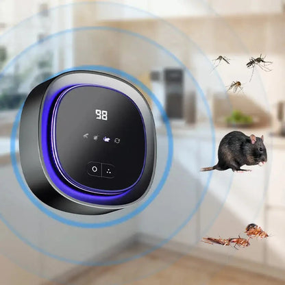 Ultrasonic Mouse Repeller Mosquito Repeller for Home Factory Car Rodent Killer Lamp Electronic Outdoor Insect Fly Repellent