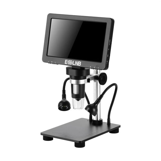 [EU Direct] ESSLNB 7 inch LCD Microscope 1200X Digital Microscope with 32G Card & Remote Control 1080P Video Camera Coin Microscopio ES1051