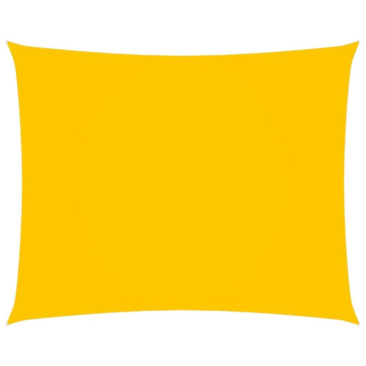 Zonnescherm rechthoekig 4x5 m oxford stof geel