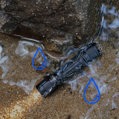 SKILHUNT E2A SST20 600LM Compact Pocket EDC Flashlight Mini LED Torch Keychain Light 14500 / AA