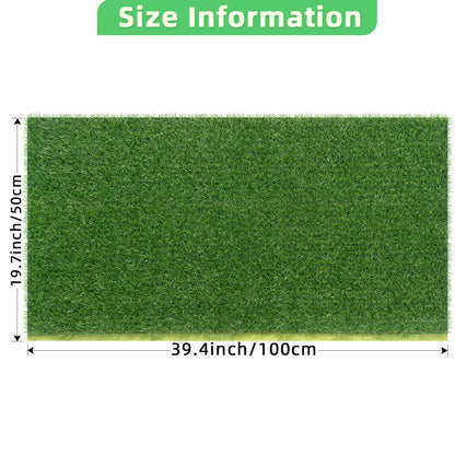Artificial Grass Turf Spring Grass Realistic Artificial Grass Rug 20mm Height Natural Looking Grass Mat TPR Back for Garden Lawn Landscape Indoor Outdoor