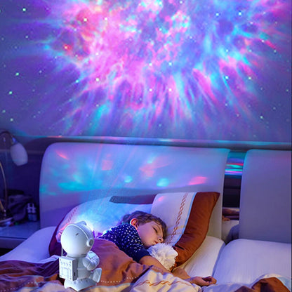 LED Astronaut Projection Lamp With Bluetooth Speaker Rocket Astronaut Starry Sky Lamp Atmosphere Lamp Night Lamp Gift Ornaments