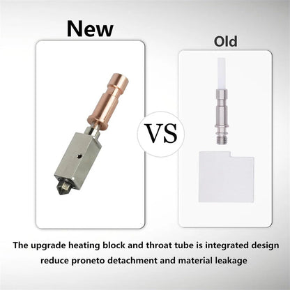 Anycubic Kobra S1 Upgrade Hotend Kit 320C High Temperature 600mm/s Print Speed 20000mm/s Acceleration Hardened Steel Nozzle for High Speed 3D Printing