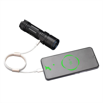 Fitorch P26GT 5000LM Ultra Bright 26650 Powerful Flashlight Type-C Rechargeable Multifunctional Strong LED Torch IPX8 Waterproof for Camping Hiking Outdoor Adventures