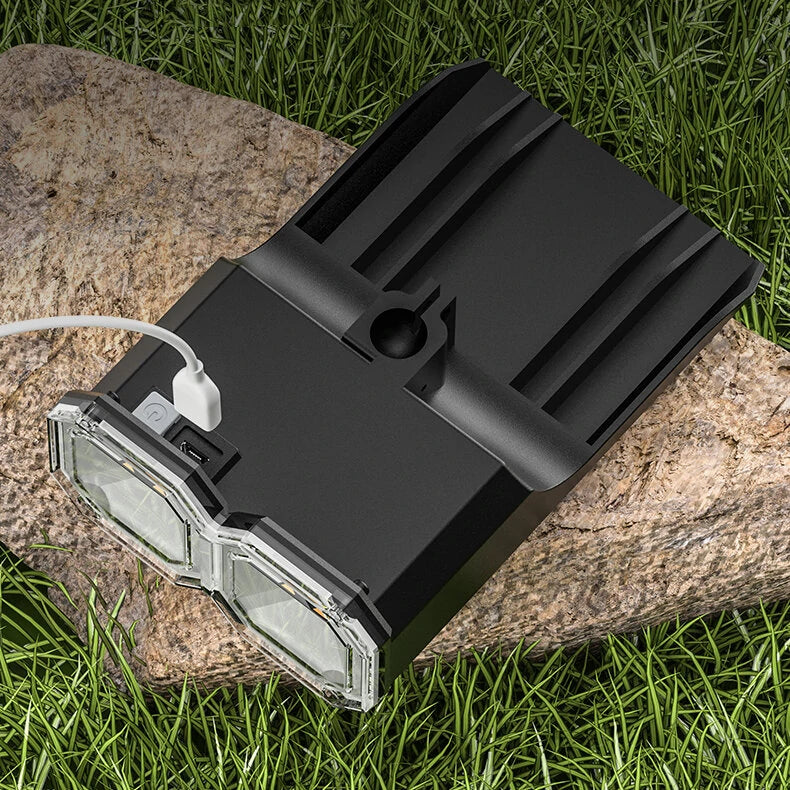 Solar Ground Light USB Rechargeable Outdoor Lawn Light Landscape Garden Light Solar Garden Waterproof Wall Light