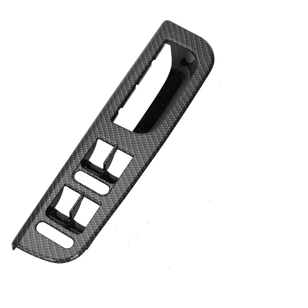 5pcs Interio Door Grab Handle Cover Switch Bezel Set Carbon Fiber Style for VW Jetta Golf Bora MK4