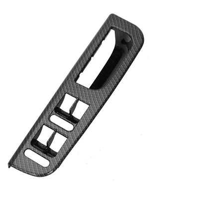 5pcs Interio Door Grab Handle Cover Switch Bezel Set Carbon Fiber Style for VW Jetta Golf Bora MK4