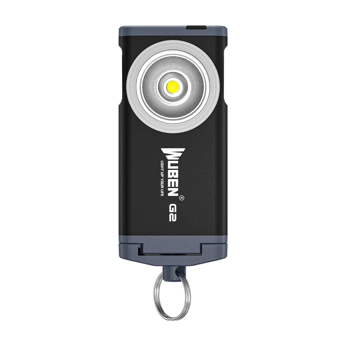 WUBEN G2 P9 500LM Quick-release EDC LED Keychain Flashlight Magnetic Tail Type-C Charging Super Wide-angle Floodlight Keychain Lamp Work Light With Back Clip