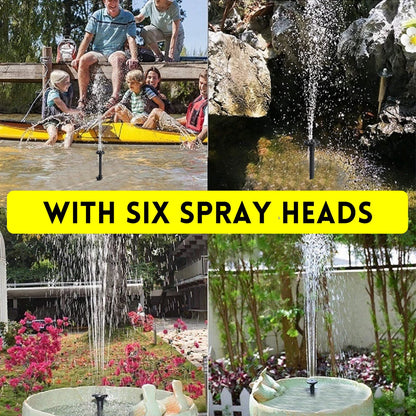 2W Solar Fountain Submersible Solar Water Pump Garden Fountain Submersible Pump with Suckers