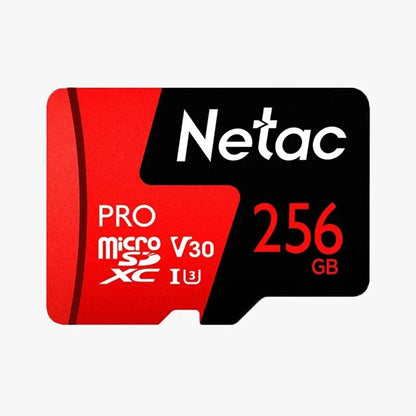 Netac P500 TF Memory Card 64GB 128GB 256GB U3 V30 Class 10 High Speed Micro SD Card for Phone Camera Driving Recorde