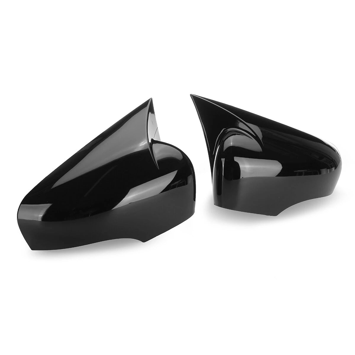 For Renault For Clio 4 MK4 2012-2019 Pair Rear View Mirror Cap Cover Direct Add-On Left & Right