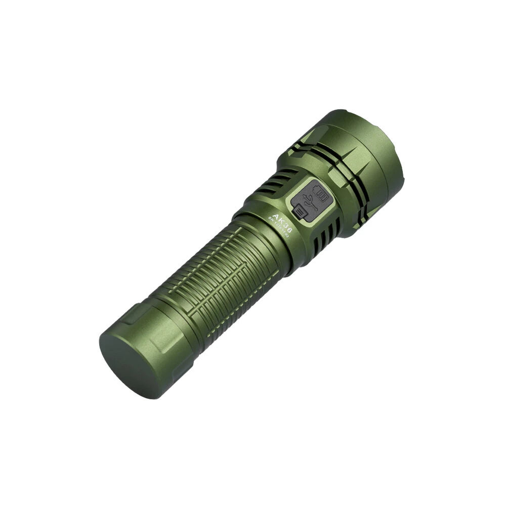 Lumintop AK36 7*LED Spotlight & Floodlight 4500LM High Lumen Powerful Flashlight With 26800 Battery USB C Rechargeable EDC LED Lantern Magnetic Tail Self Protection Light