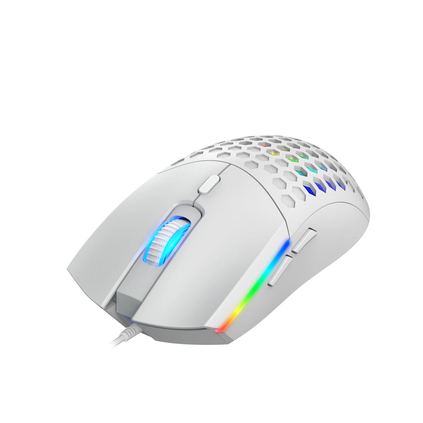 HXSJ S500 Wired Gaming Mouse Hollow Design 6400DPI RGB Backlight 6-Keys Ergonomics PC Office Computer Gamer Mice