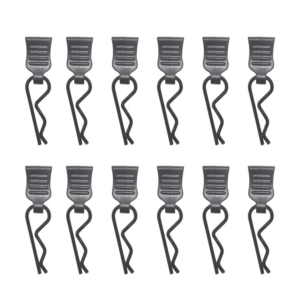 12PCS/20PCS/30PCS RC Car Parts Body Shell Clips Buckle for 1/20 1/24 Vehicles Models Spare Universal Accessories