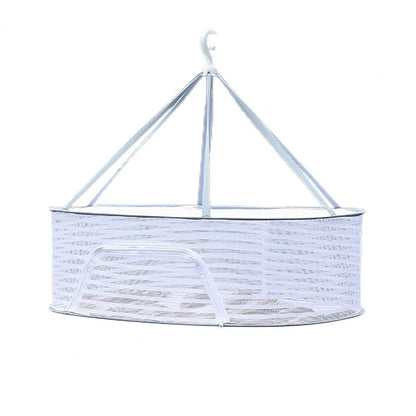 Folding Hanging Drying Rack Mesh Dryer with Zippers For Shrimp Fish Fruit Vegetables Herb