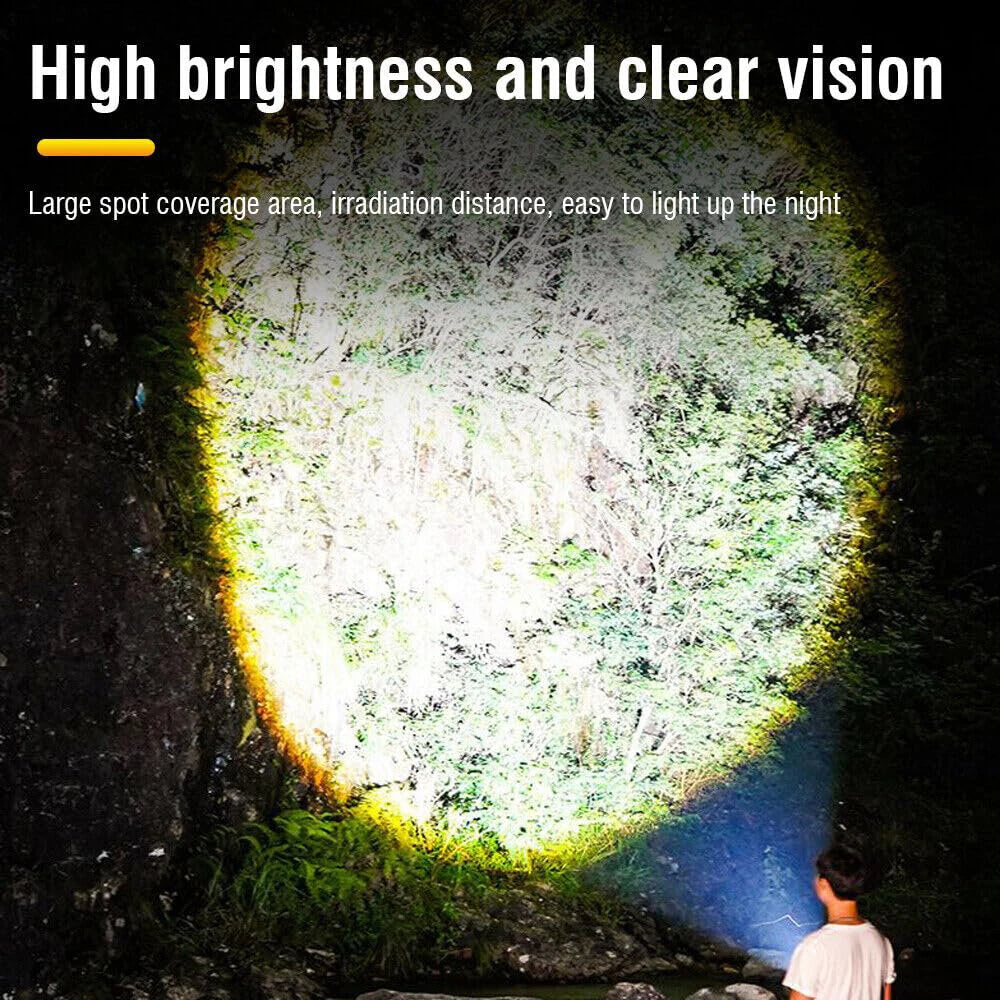 3000mAh Portable Camping Light Rechargeable LED Camping Lantern with 5 Light Modes Waterproof Camping Gear SOS Flashlights for Emergencies Travel