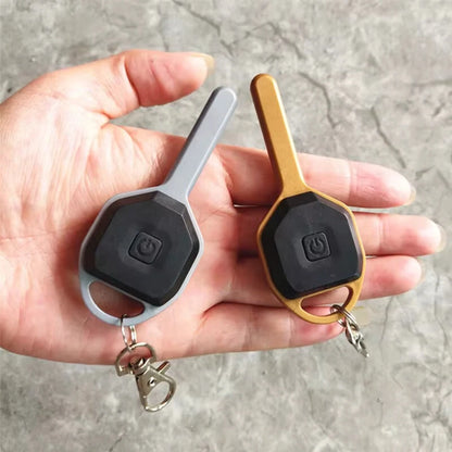 COB LED Lights Keychain Emergency Light Outdoor Portable Mini Flashlight Keychain Pocket-sized Torch Mini Flashlight
